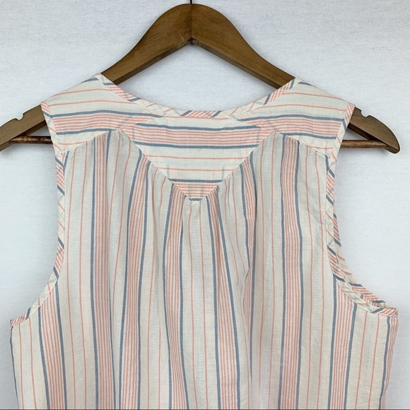 Lucky Brand NWT Pastel Stripe Sleeveless Shirt - Picture 7 of 8